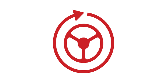 360° Swivel Steering